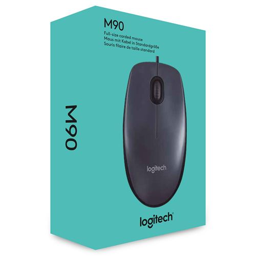 Logitech M90 - Souris optique filaire USB 1000 DPI