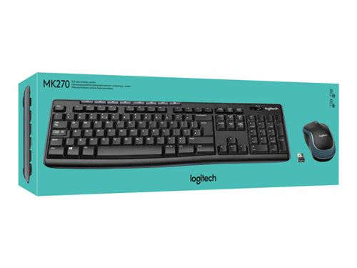 Logitech MK270 - Ensemble clavier et souris sans fil